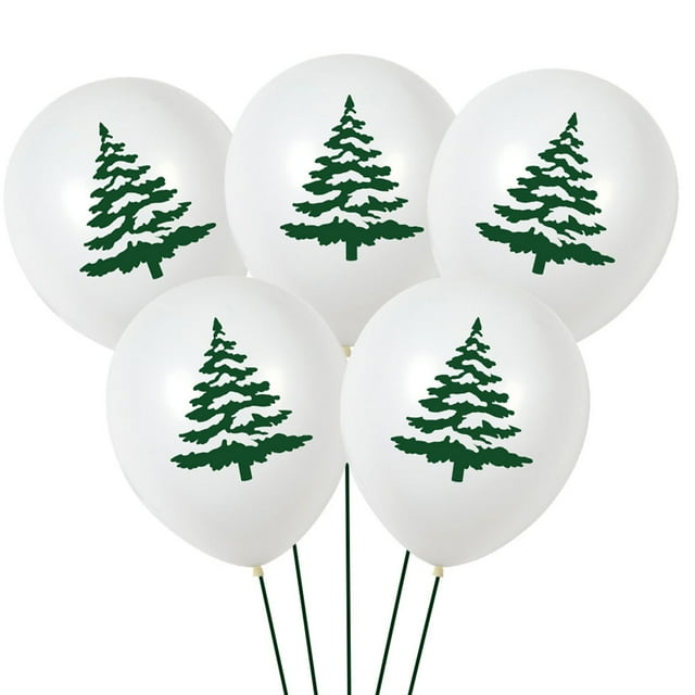 VONKY Exquisite Patterns Balloon For Party Supplies And Christmas Decoration Suitable multicolor 1 Banner+20 Balloons 1Set
