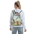 thumbnail image 7 of Honeii Watercolor African Animals Wildlife Print Lightweight Backpacks,Carry on Backpack,Durable Backpack for School, Work & Travel, 7 of 7