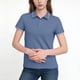 thumbnail image 1 of Camisa de Solapa de Manga Corta de Ocio de las Mujeres, Suave Transpirable de Tres Botones de Cuello Superior para Uso Diario de la Oficina, 1 of 5