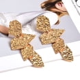 thumbnail image 3 of Exaggerated Irregular Geometric Drop Earrings for Women European Golden Silver Color Metal Long Dangle Earring Statement Jewelry, 3 of 6