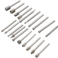thumbnail image 2 of 20-Piece High-Speed Alloy Steel Rotary Files Set - Versatile Grinding, Cutting & Drilling Tool for Woodworking & Hardware Tasks, Durable & Easy-to-Use Grinding Heads for Professionals & Beginners, 2 of 5