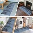 thumbnail image 5 of Blue Black Branches 2'x6' Runner Rugs for Hallway Kitchen Bedside Non Slip Washable, Botanical Dead Tree Birds Entryway Rug Runners with Rubber Backing, Long Carpet Runner for Laundry Room, 5 of 8