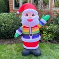 thumbnail image 3 of Inclusive Christmas Pride Santa Inflatable - 6 ft. *NEW*, 3 of 3