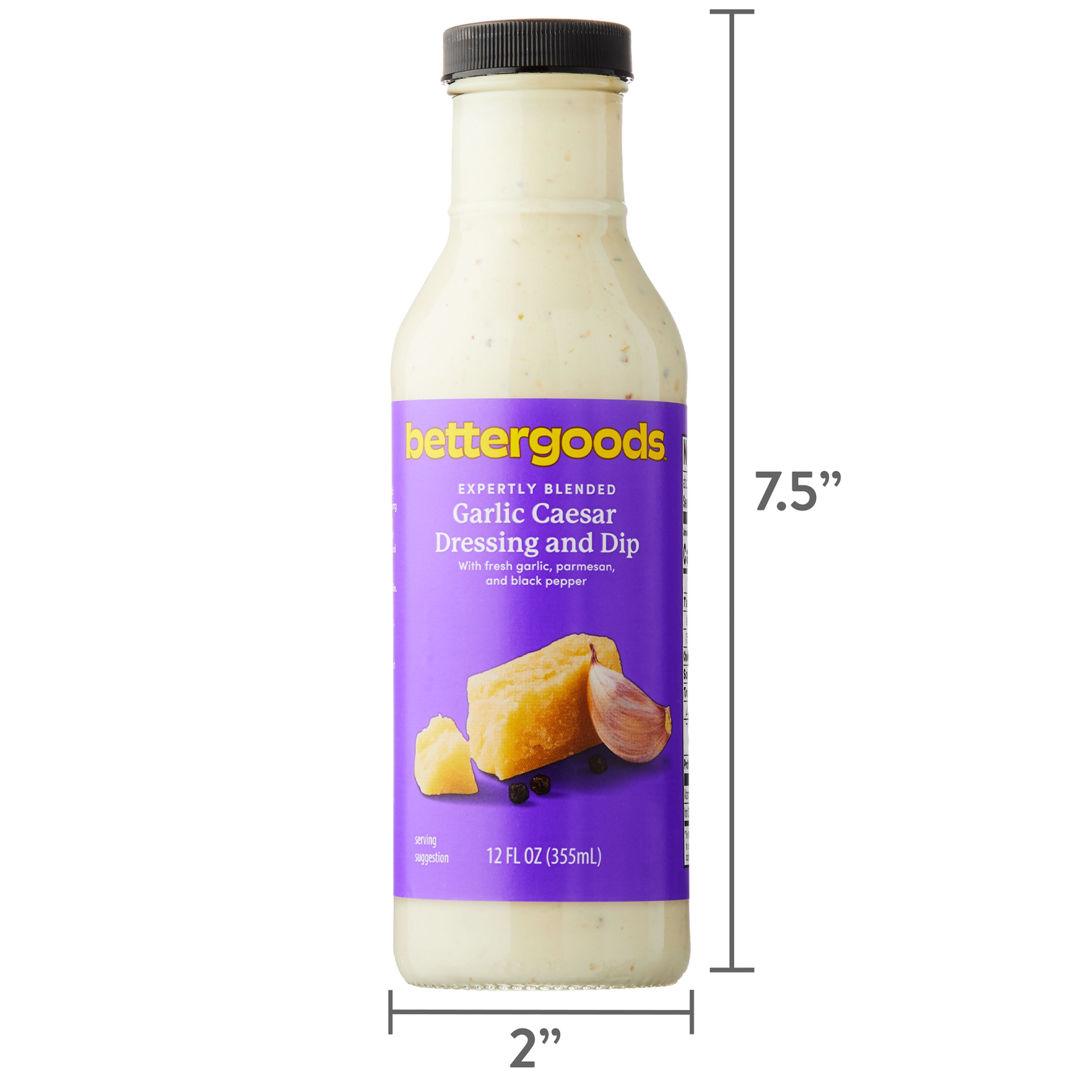 bettergoods Garlic Caesar Dressing and Dip, 12 fl oz