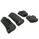 thumbnail image 5 of 4 PCS Botas de tendón de caballo Botas de pata de caballo delanteras y traseras ajustables para entrenamiento de ejercicios de caballo y saltoNegro M, 5 of 8