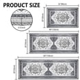 thumbnail image 2 of TECHVIDA Kitchen Rugs 3 Piece Set,Non Slip Machine Washable Kitchen Mats,Boho Vintage Abstract Kitchen Carpet for Farmhouse Living Room Hallway, 2 of 9