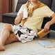 thumbnail image 5 of Balery Pigs Pantalones cortos de pijama de punto de algodón para hombre con cinturilla y bolsillos-Medium, 5 of 6
