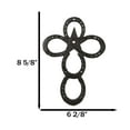 thumbnail image 6 of Cast Iron Rustic Western Horseshoes And Lone Star Christian Wall Cross Plaque, 6 of 9