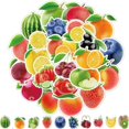 thumbnail image 1 of 100 Pcs Fruits and Vegetables Stickers, Aesthetic Stickers, Cute Stickers, Vinyl Stickers, Stickers for Water Bottles, Waterproof Stickers for Girls B, 1 of 4