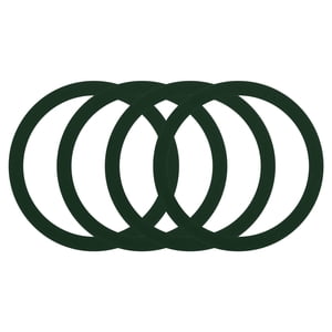 4Pcs Anneau d'adaptateur magnétique, Kit de conversion de chargeur sans fil magnétique, vert