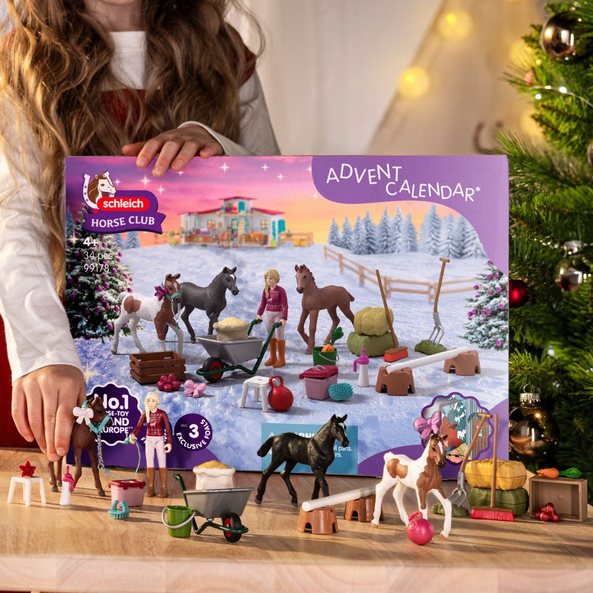 Schleich Horse Club Advent Calendar HORSE CLUB 2025 - Christmas
