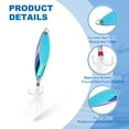 thumbnail image 3 of Uxcell 10Pcs 3/4 oz Metal Fishing Spoons Fishing Lures Casting Spoon Multicolor, 3 of 5