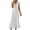 White, variant on Qiopertar Cotton Linen Dress for Women Summer Casual Sleeveless Button Down Collar Solid Color Dress, Yellow L