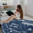 thumbnail image 3 of Long Distance Relationship Gifts, Gifts for Long Distance Couples, Long Distance Gifts Blanket 50"x 60" for Valentines Day Boyfriend, Long Distance Gifts, 3 of 6