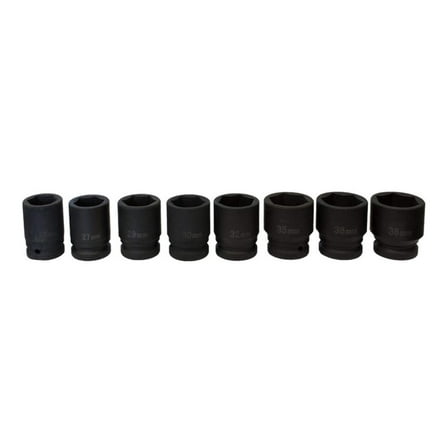 3/4"Drive Metric Deep Impact Socket Set 26-38mmHex (8pcs ) 2.2" deep(JQ-56-34-8set)