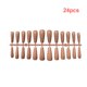 thumbnail image 4 of Color Street Nail Strips Diseño de ataúd puntas de punta artificial Colors sólidos Salón de estilo de bailarina para mujeres Flesa profunda 1 set Inevent CE011632-11, 4 of 6