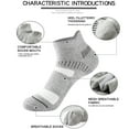 thumbnail image 2 of Hehanda 6 Pairs of Low-Top Shallow Cotton Socks Sweat-Absorbing and Anti-Odor Sports Socks, 2 of 6