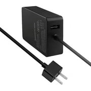 Surface Pro Charger 65W 15V 4A Laptop Charger for Surface Pro 3/4/5/6/7/8/9/X Power Supply Adapter, Compatible for Both Microsoft Surface Book Laptop/Tablet,Works with 65W&44W&36W&24W (6.6 Ft Cord)