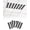 Black, White, Gray, variant on Fluorescent Light Covers for Ceiling Lights 1 Piece, Brown Striped Magnetic Classroom Light Covers 4x2 Feet, Modern Thin Line Vertical Stripes Fluorescent Ceiling Filters for Office Classroom