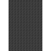 Geetinfly 10*13FT Area Rugs 1150Gsm 100% Polyester Rug 350Gsm Pile Weight Pearl Pile Washed Back Folding Simulation Printed Carpet - Modern - Herringbone Imitation Linen Black tone