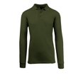 thumbnail image 3 of Men's Long Sleeve Polo Shirts, 3 of 9