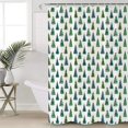 thumbnail image 3 of Christmas Shower Curtain Christmas Tree Shower Curtains for Bathroom Decor Green Pine Tree for Christmas Decoration Bath Curtains Sets with Hooks Waterproof 72" W x 84" L, 3 of 6