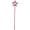 Pink, variant on Doomiva Glitter Star Fairy Wand For Kids - Plastic Magic Toy Green One Size