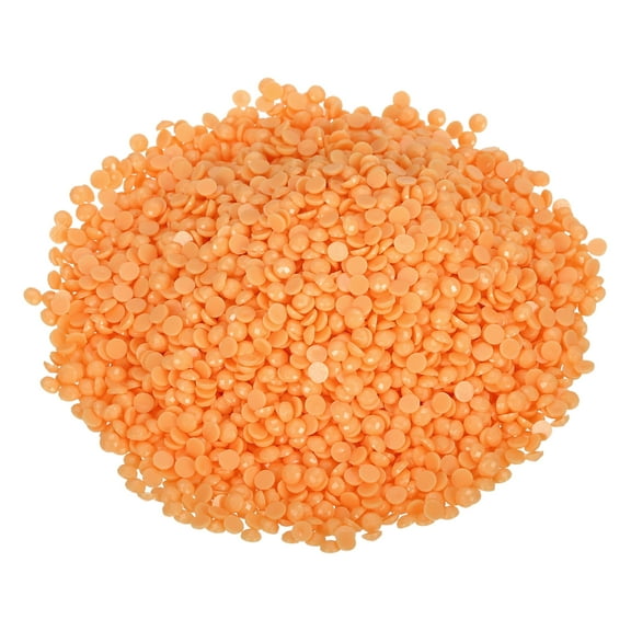 Uxcell 5000 Pcs Diamond Art Painting Beads Round 5D Diamond Art Painting Drills Accessories for Gem Replacement Dark Orange
