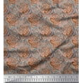 thumbnail image 1 of Soimoi Viscose Chiffon Fabric Brush Stroke Abstract Decor Fabric Printed Yard 42 Inch Wide, 1 of 3