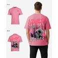 thumbnail image 5 of G West Mens Oversized Jams Of The Undead Tee Pink Size- Small, 5 of 5