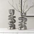 thumbnail image 3 of Uttermost Free Flowing Nickel Vases Set of 2, 3 of 6