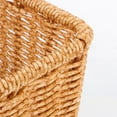 thumbnail image 3 of COMPUKAS Magazine Holder For Living Room Woven Design Light Brown 1Pcs, 3 of 6