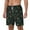 White, variant on Golden line fox pattern Mens Swim Trunks with Compression Liner Stretch Beach Shorts Quick Dry with Zipper Pockets No-Chafing Board Shorts-Small