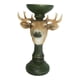 thumbnail image 1 of Candelabro de reno navideño, adorno de estatua de resina de alce, candelabro para el hogar, candelabro de ciervo para repisa de hotel, encimera de, 1 of 9