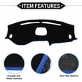 thumbnail image 4 of Unique Bargains Dashboard Covers for Hyundai Tucson with Head-Up Display Non-Slip Polyester Black, Blue Front, 4 of 6