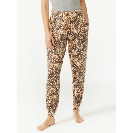 

Joyspun Women s Hacci Knit Joggers Sizes S to 3X