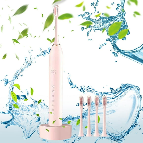 32000 Timess/min High Frequency Electronic Toothbrush 4 Brush Heads Adults And Children 6 Modes Electronic Toothbrush