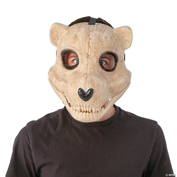 Morris Costumes ATC00256 Skeleton Bear Full-Face Injection Plastic Mask
