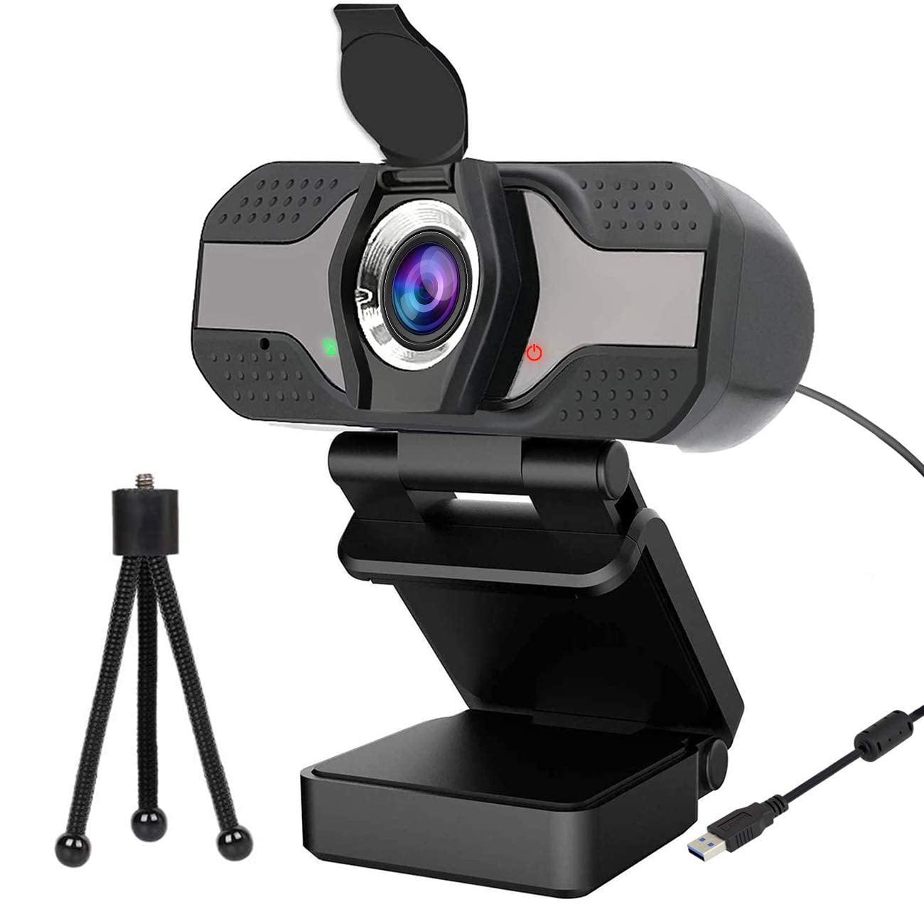 cam with Microphone, 1080P HD Desktop & Laptop, Streaming for