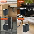 thumbnail image 7 of AINUO 2.1 Gallon Magnetic Garbage Can, BBQ Grill Utensils Organizer Holder, Wall-Mounted Hanging Trash Bin for Kitchen, Cabinet, Door, Bedroom, Bathroom & Camping, 7 of 7