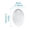 thumbnail image 4 of U8MO 100/200 Transparent Oval Glass Cabochons Glass Covers for DIY Setting Pick Sizes-200 pieces-18x13mm, 4 of 9