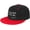 Red, variant on Thou Shall Not Try Me Flat Bill Hats Snapback Hat Brim Baseball Cap for Men Adjustable,White