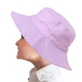 thumbnail image 5 of Hukapapa Sombrero para el sol para niños Sombrero de cubo transpirable Sombrero de juego de verano Gorra de playa Gorra de pescador ajustable para niños 2 piezas, 5 of 5
