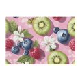 thumbnail image 7 of Yayeee Bath Rug for Bathroom Floor Non Slip Rectangle Fluffy Soft Absorbent Mat, 16"x24", Pink Blueberries, 7 of 7