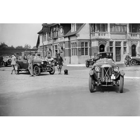 Cars at the North West London Motor Club Trial, Osterley Park Hotel, Isleworth, 1 June 1929 Print Wall Art By Bill (Best Parks In The North West)