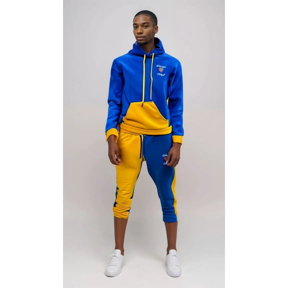Color Block Fleece Sweatsuits (Men's)