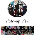 thumbnail image 7 of HFDF Graffiti Painting Modern Wall Art, , DJ Monkey Chimp Poster, Street Art Canvas for Living Room Decor 10x8inch Framed, 7 of 7