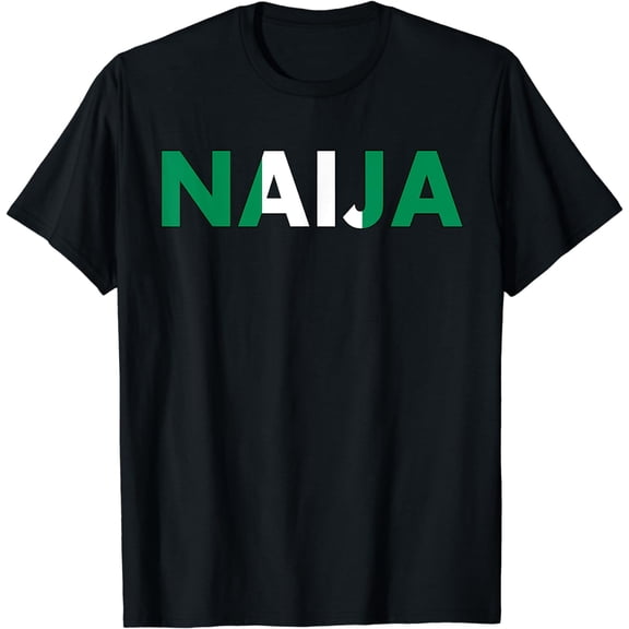 Nigerian Pride Flag Nigeria Naija T-Shirt