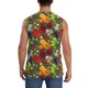 thumbnail image 4 of Fotbe Begetable Men's Camiseta sin Mangas Estampada para Hombres, Playera Casual para Gimnasio, Entrenamiento, Playa-Large, 4 of 7