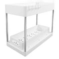 thumbnail image 1 of Cesta debajo del gabinete deslizante, organizadores debajo del fregadero, estante grande debajo del fregadero, cestas de almacenamiento deslizables, compactas y livianas, 1 of 12